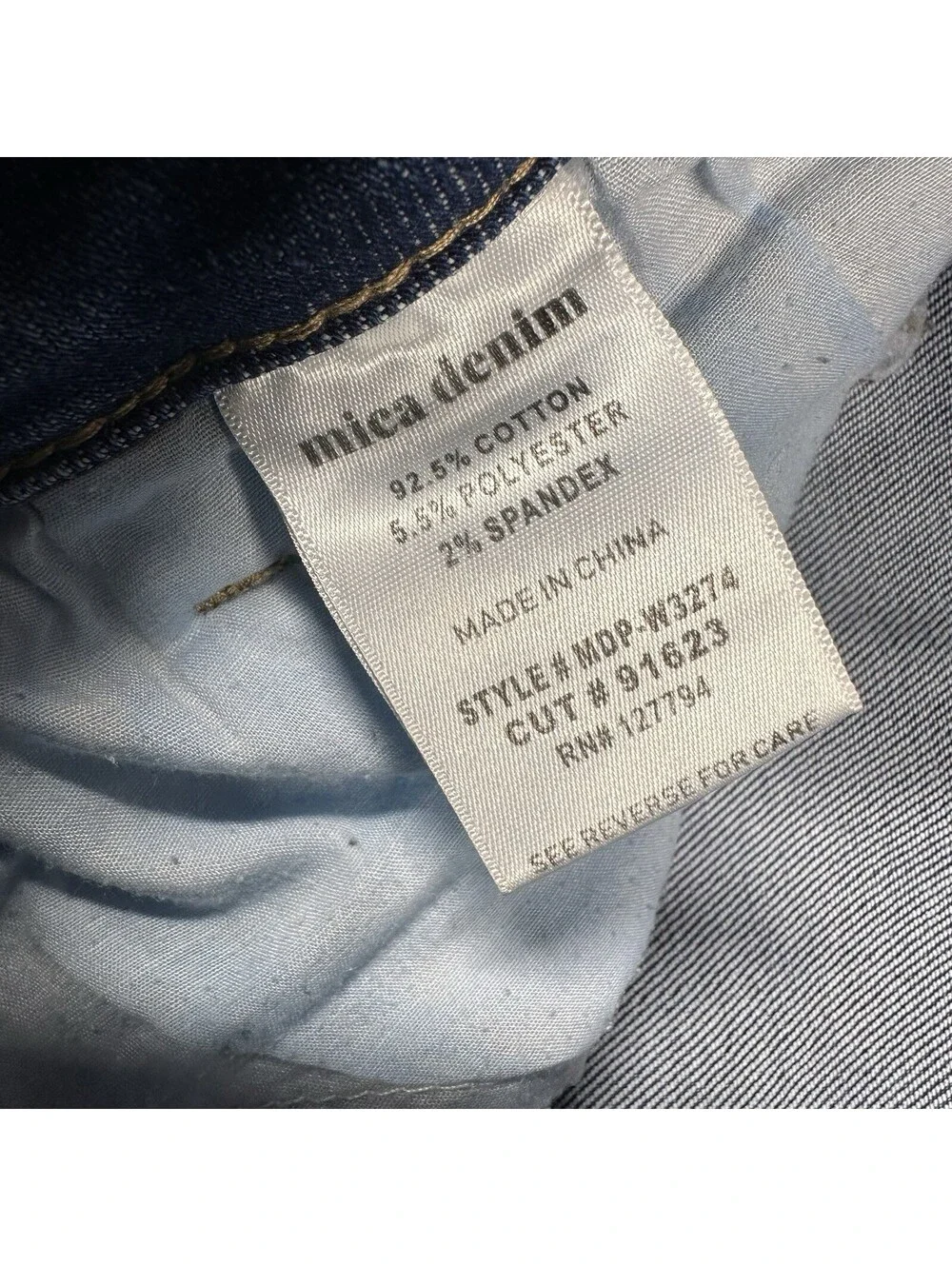 MICA LOS ANGELES Wide Leg Jeans Size 27 Inseam 29